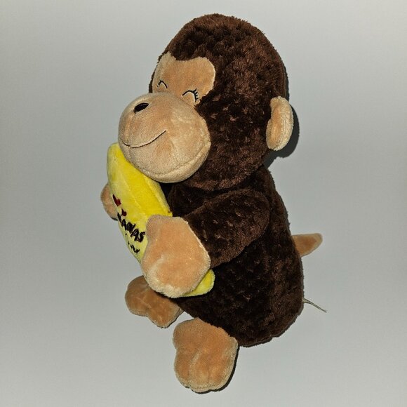 Dan Dee Brown Monkey Plush Bananas Over You 11" Stuffed Animal Toy Waffle Weave - Picture 3 of 8